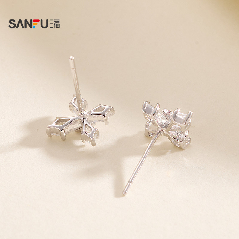 三福925银气质多造型耳钉一对 时尚首饰耳饰配饰耳环848459,淘宝优惠券,粉丝福利购,淘宝优惠卷