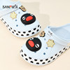 Sanfu Pingu Women's Croc Shoes Cute Decorative Daily Use Home Slippers 858697