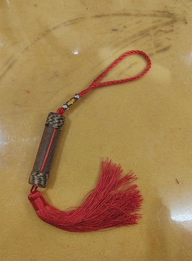 天然桃木枝挂件手工编绳寅亥堂正品宝宝推车婴儿床挂件装饰门窗墙