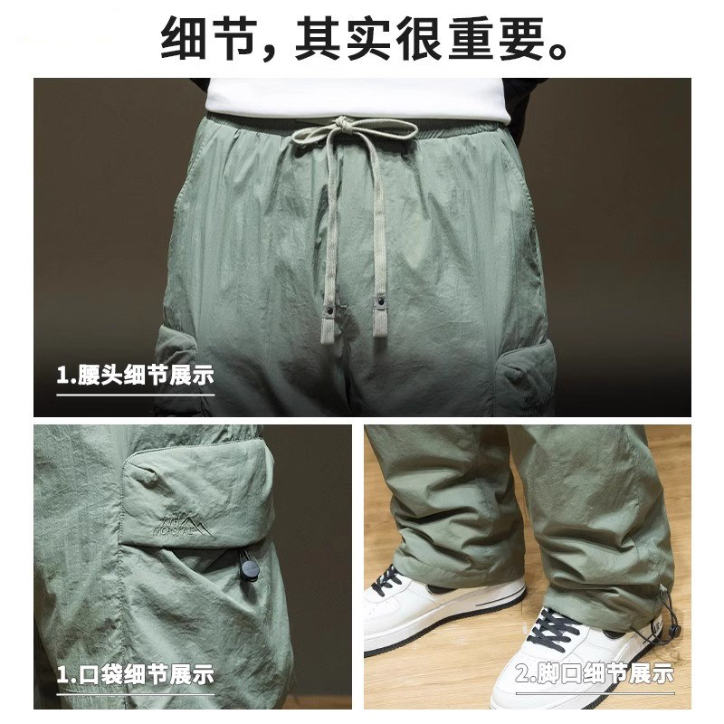 工装羽绒裤男士冬季新款时尚宽松大码户外防泼水保暖工装伞兵裤男,淘宝优惠券,粉丝福利购,淘宝优惠卷