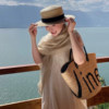 High-end silk scarf for women, 2026 new style, wool, light luxury mulberry silk scarf, shawl, gauze scarf for outer wear