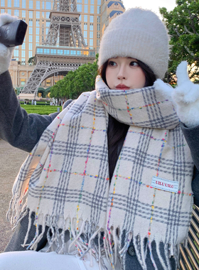 韩系围巾女冬季2025新款圣