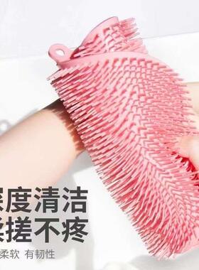 洗脚搓脚神器懒人刷脚足底按摩垫子家用浴室搓脚垫防滑洗脚带吸盘