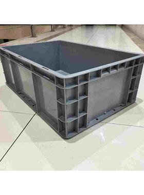 4620灰色物流箱周转箱600×400×200塑料箱子600×400×200转运筐