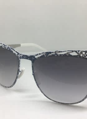 无螺丝AC!BERLIN Model Fubulosity 青花瓷镂空大框太阳镜墨镜