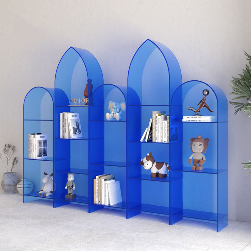 儿童亚克力书架绘本架北欧现代简约置物架落地组合书柜展示收纳架,淘宝优惠券,粉丝福利购,淘宝优惠卷