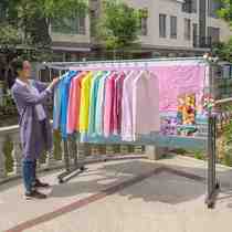 202.2 billion plus 100 million laundry rack floor balcony sunburn Quilt Rack Large Outdoor Stainless Steel Home Clotheson Sunburn