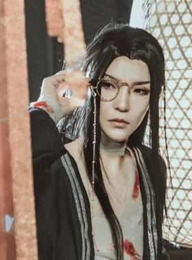 单片眼镜单边眼镜单片眼镜阿蒙单眼眼镜蔡徐坤同款眼镜英式复古