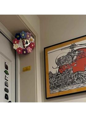 门口diy拍照凹凸镜室内客厅卧室装饰遮丑壁挂式壁挂转角镜镜子ins