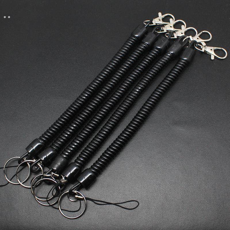 弹簧绳钥匙扣家用手机弹簧挂绳老人防丢钥匙炼伸缩式锁匙扣圈挂件,淘宝优惠券,粉丝福利购,淘宝优惠卷