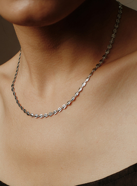 ZHAO ACAP原创设计榆钱锁骨链日常简约百搭项链精致素链