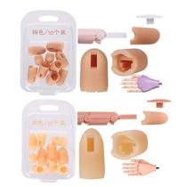 nail art practice hand silicone finger cover fake hand repla