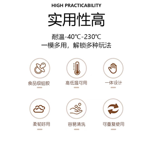 宁焙9连足球造型硅胶烘焙模具糖果冻diy巧克力模制冰格冰块滴胶模 - 图1