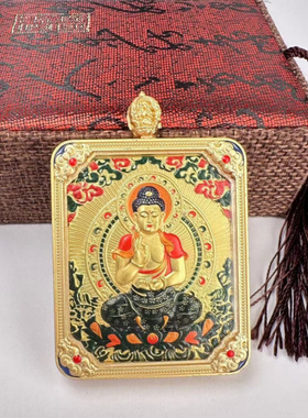 立体浮雕五爷八大守护神唐卡画像