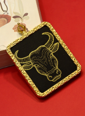 手绘描金西藏新款唐卡十二生肖鼠