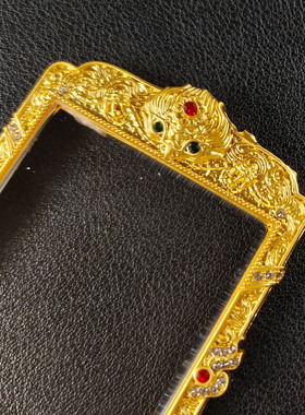 新款唐卡呜盒点钻款边框单面大鹏