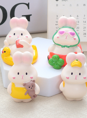 可爱小兔子摆件创意桌面装饰礼物