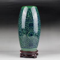 Jingdezhen ceramic ware imitation ancient green flower porcelain mini small flower flower arrangement bottle Home Decorative Pint Bogu Shelf Pendulum
