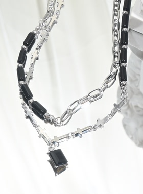 男女同款黑色中性风小众