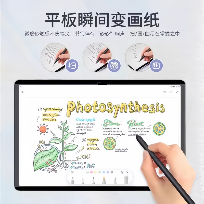 适用三星平板Tab s11类纸膜s10/S9FE磁吸膜s8+磨砂膜s7FE防反光S9Ultra书写绘画膜s10Plus可拆卸手写膜 - 图0
