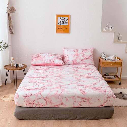 Healthy pillow cases soft bed sheets fitted sheet 枕套 床笠 - 图1