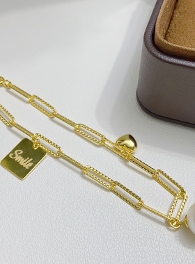 天然淡水珍珠S925纯银进口手链简约风个性百搭款炫彩珍珠亮