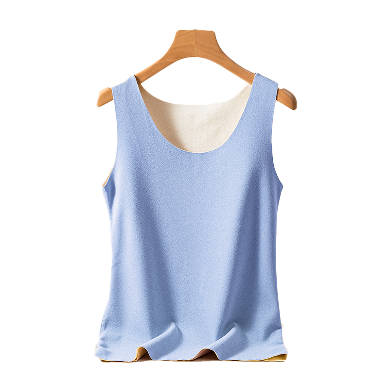 德绒蚕丝保暖背心女士休闲加绒加厚内搭吊带冬季无痕打底上衣内衣,淘宝优惠券,粉丝福利购,淘宝优惠卷