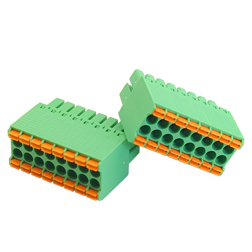 DEGSON高松双排弹簧插拔式PCB接线端子15EDGKNH-3.5-XXP-14-00Z(H - 图0