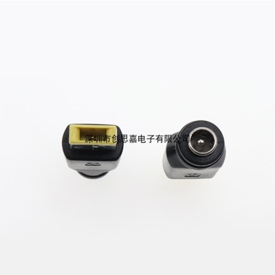 圆。口转方口5v.5头转换头*电源联想转接2.5笔记本方口超级本