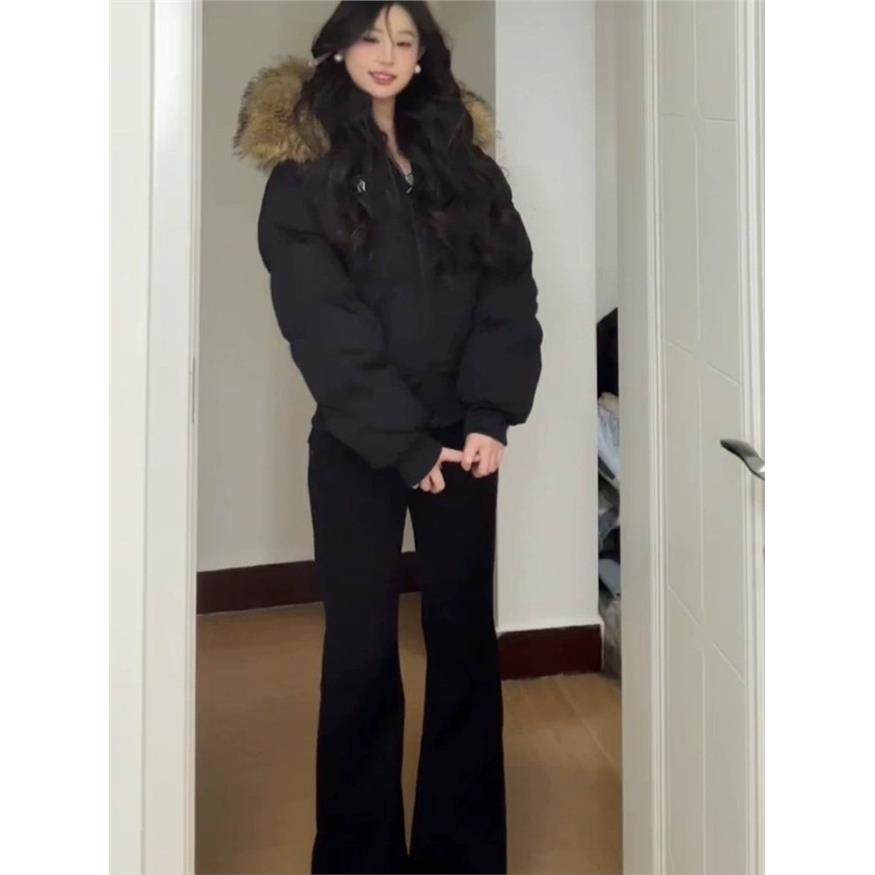 黑色棉服女冬季2025新款爆款小个子短款加厚棉衣外套女冬季,淘宝优惠券,粉丝福利购,淘宝优惠卷