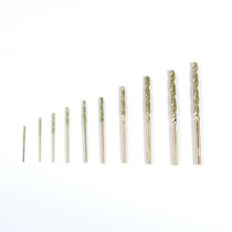 Japanese Buy Silver Diamond Sand Twist Drill 10 pieces 0c 8-4 0MM Twist Drill Bits Suit Jade Punch