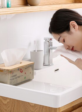 Nodic Tissue Box with Cover Tissues/Wipes Storage Boxes Home