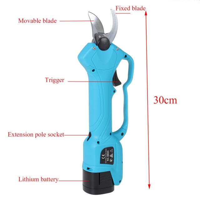 16.8V 88VF Cordless Lithium-ion Pruning Shear Efficient Frui - 图0