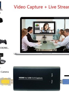 Video Capture Card USB3.0 HDMI 4K 60Hz Capture Card HDMI to