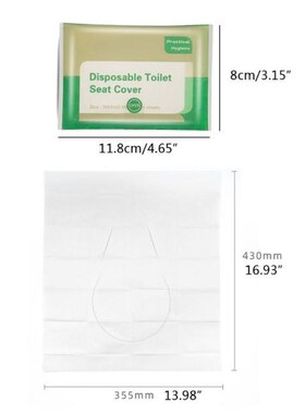 Disposable Toilet Seat Cover Travel Non-woven Toilet Pad Ind