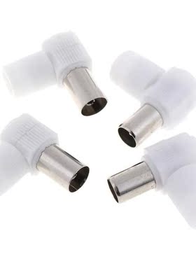 2pairs 90 Degrees Male And Female TV Plug Jack 适用于 Antenn