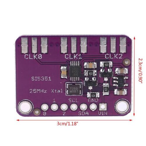CJMCU-5351 Si5351A Clock Signal Generator Controller DC 3-5V - 图1