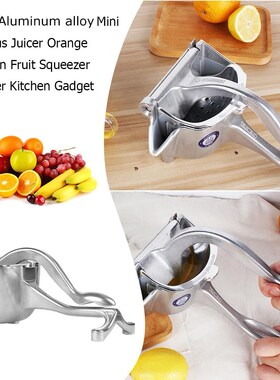 Manual Juice Squeezer Aluminum Alloy Hand Pressure Juicer Po