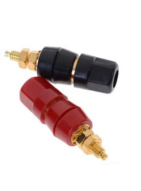 1pair(black+red) Terminals Red Black Connector Amplifier Ter