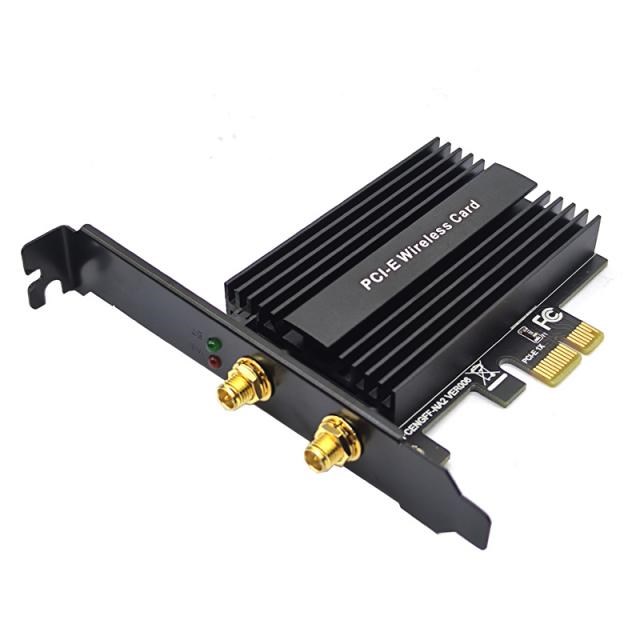 3000Mbps Dual Band Wireless Desktop PCIe For Intel AX200 Pro - 图1