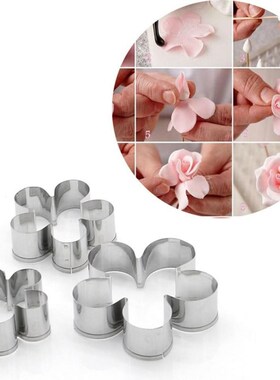 3Pcs Cookie Mold Biscuit Fondant Pastry Cutter Cake Decorati