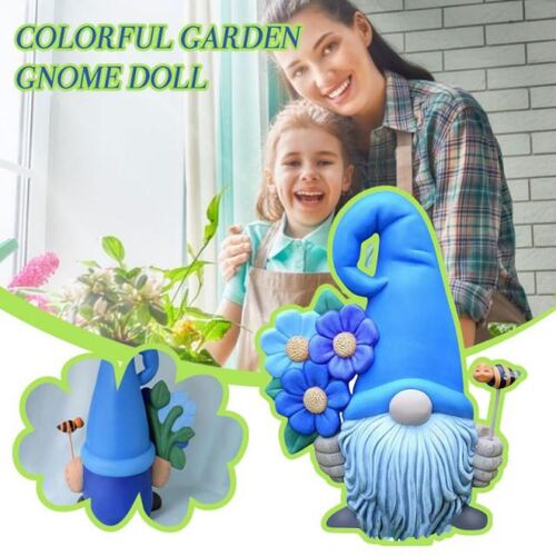 Cartoon Faceless Doll Garden Gnomes Statue Terrace Deck Outd - 图1