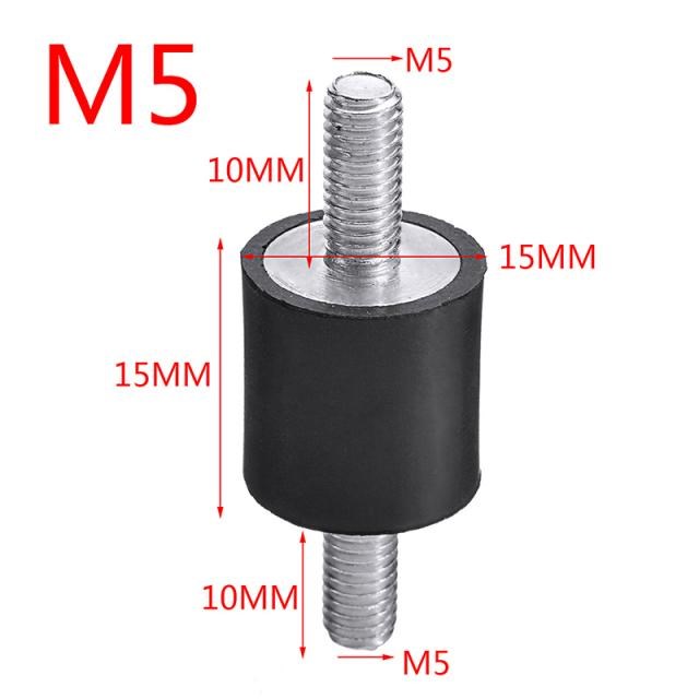 4Pcs/Set M5/M6/M8 Rubber Steel Mounts Anti Vibration Shock D - 图2