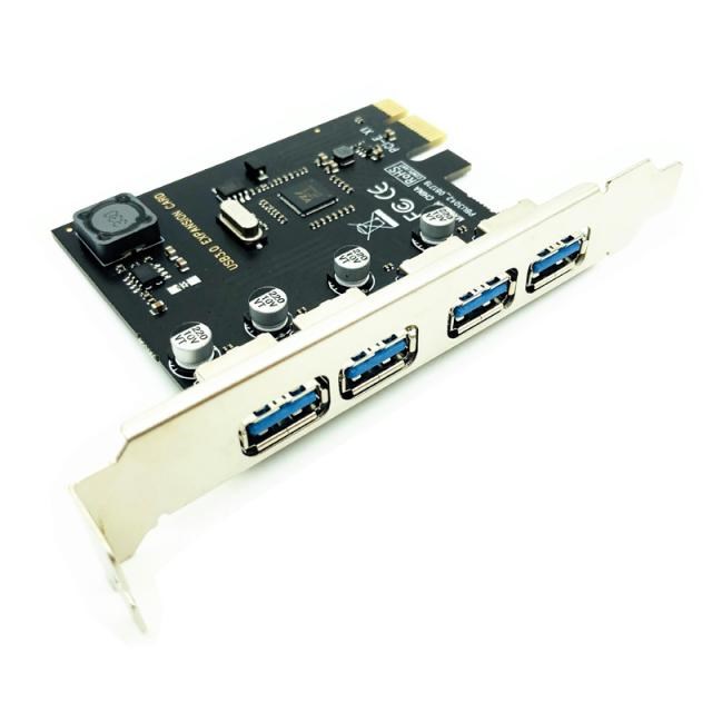 4 Port USB 3.0 PCI-E Expansion Card PCI Express PCIe USB 3.0 - 图1