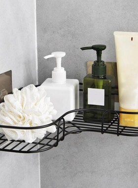 Iron Corner Shelf Punch-Free Bathroom Storage Shelves Toilet