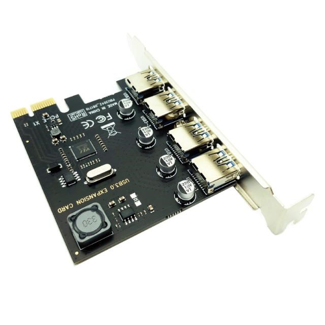 4 Port USB 3.0 PCI-E Expansion Card PCI Express PCIe USB 3.0 - 图2