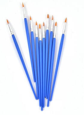 Professional 10pcs Paintbrush Oil Acrylic Brush Watercolor P