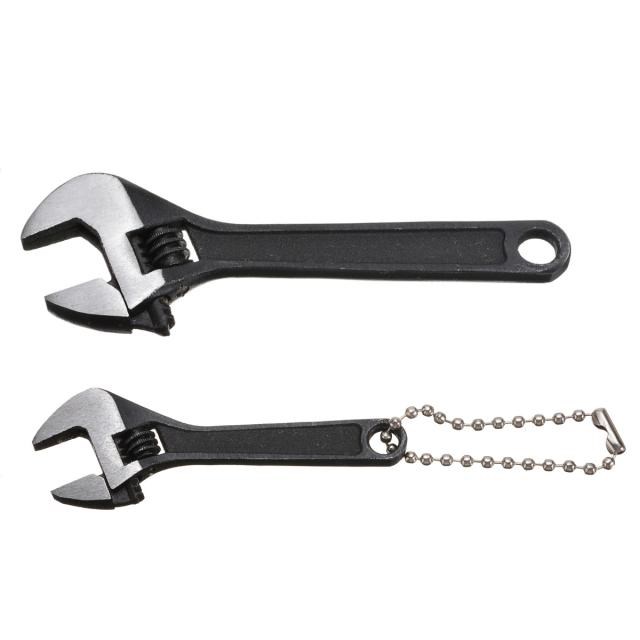 2pcs 2.5/4 Inch Portable Mini Adjustable Spanner Wrench Prof - 图0