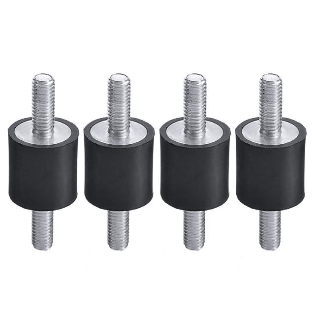 4Pcs/Set M5/M6/M8 Rubber Steel Mounts Anti Vibration Shock D - 图0