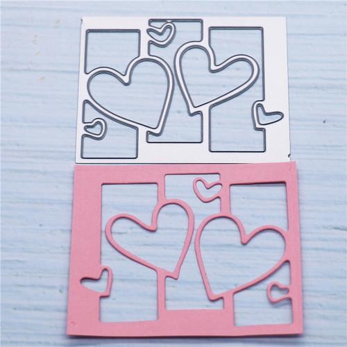 2020 New Love frame  DIY scrapbook metal cutting die paper c - 图2